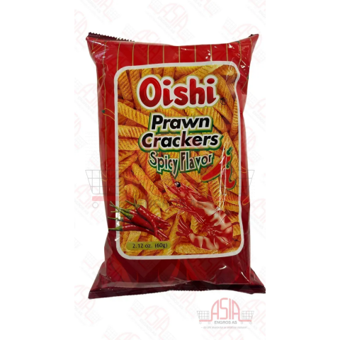PH OISHI PRAWN Crackers Chilli 50 X 60G - BFF: 24.04.25